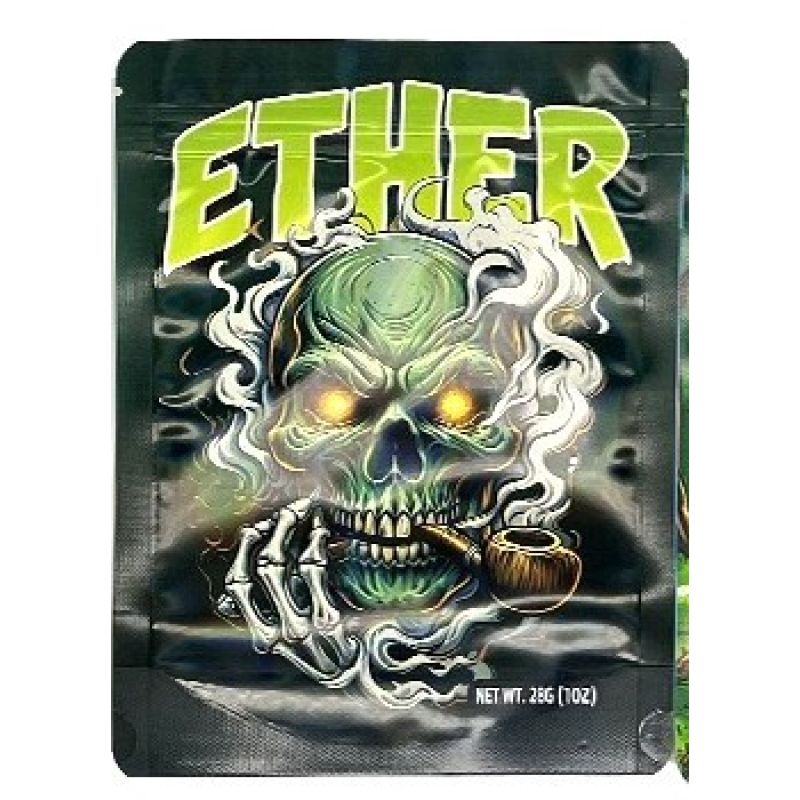 1oz Smell Proof Mylar Pouches for Weed